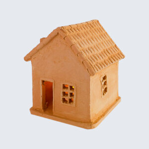 Casinha Cerâmica Ponto de Luz